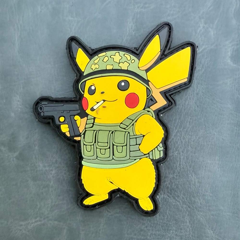 Tactical Pokemon PVC Patch Pokemon